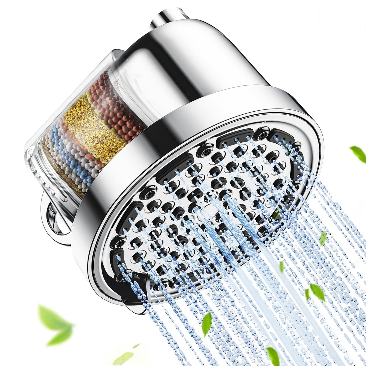 High-Pressure Filtered Shower Head – Multi-Mode Water Saving Design