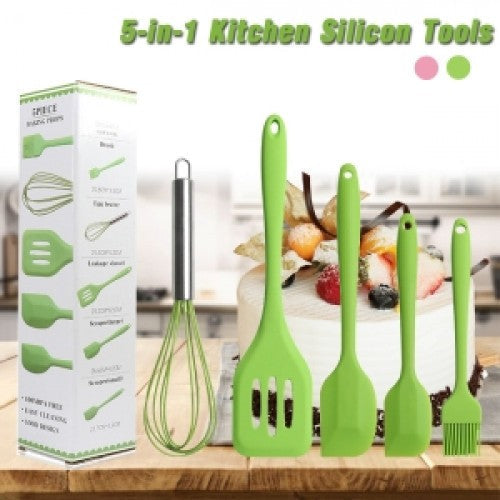 5-in-1 Silicone Kitchen Utensil Set product image